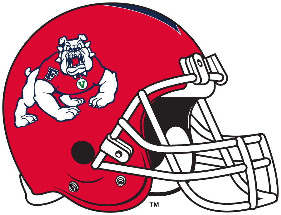 Fresno State Bulldogs 2016-2020 Helmet Logo iron on transfers for clothing